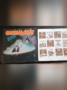 Parliament Mothership Connection Vinyl LP - Black, Yellow, Blue Vintage 1975